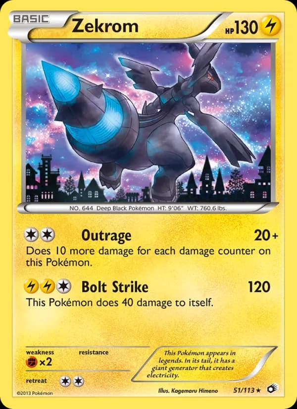 Zekrom 51/113, Legendary Treasures