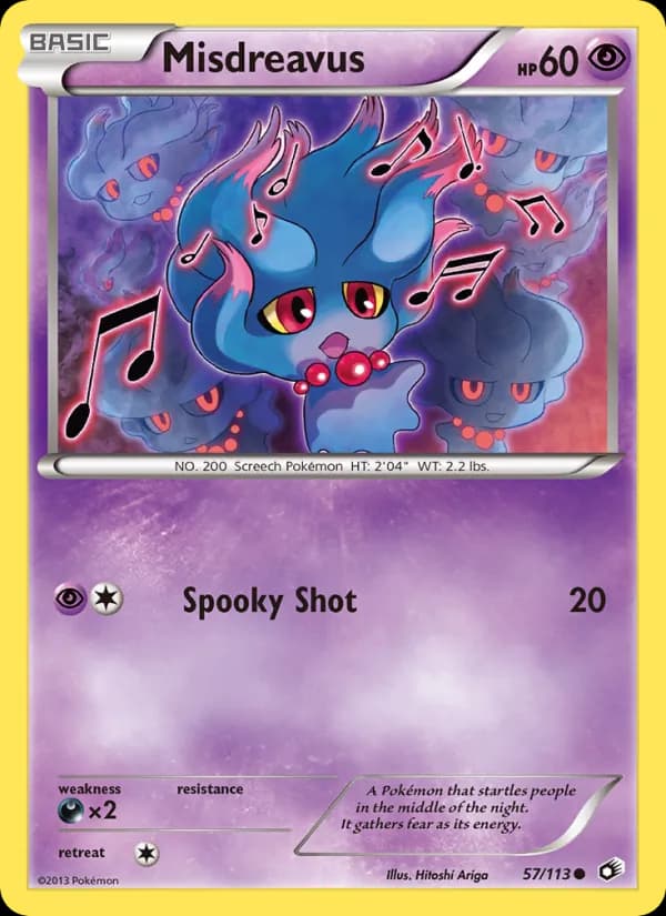Misdreavus 57/113, Legendary Treasures