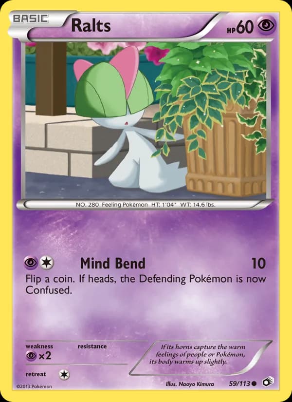 Ralts 59/113, Legendary Treasures