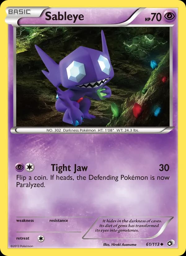 Sableye 61/113, Legendary Treasures