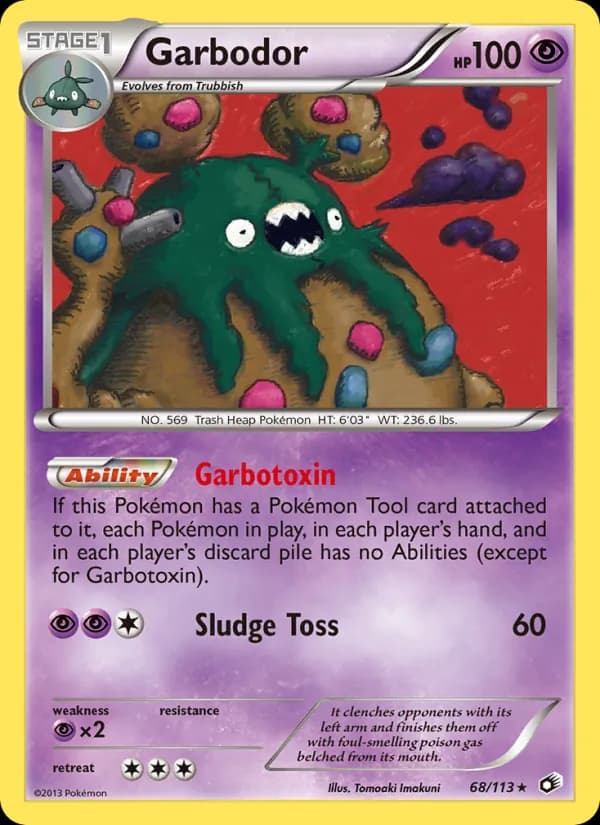 Garbodor 68/113, Legendary Treasures
