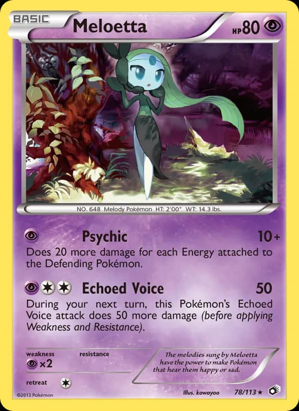 Meloetta 78/113, Legendary Treasures