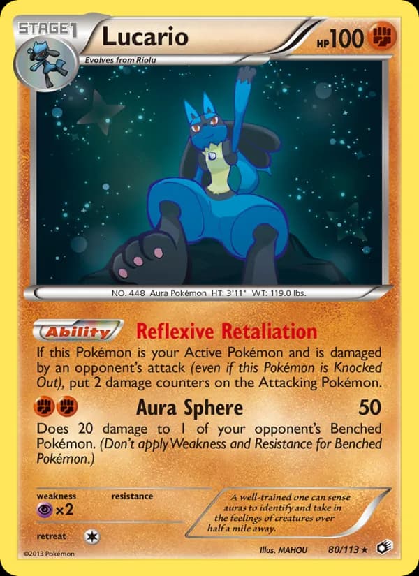 Lucario 80/113, Legendary Treasures