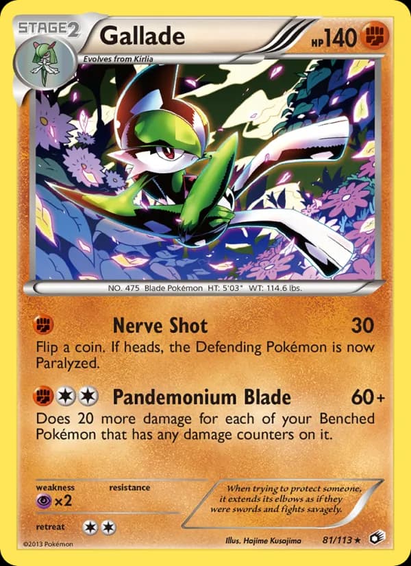 Gallade 81/113, Legendary Treasures