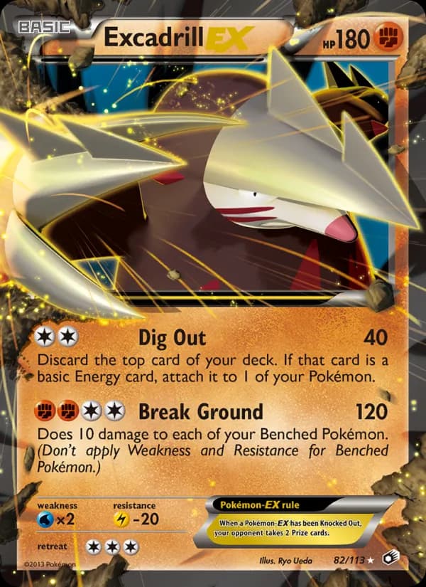 Excadrill-EX 82/113, Legendary Treasures