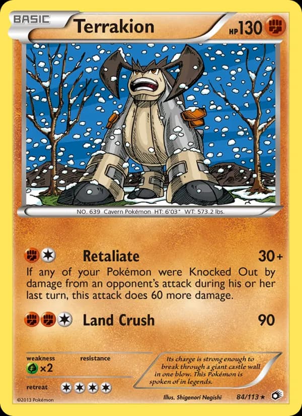 Terrakion 84/113, Legendary Treasures