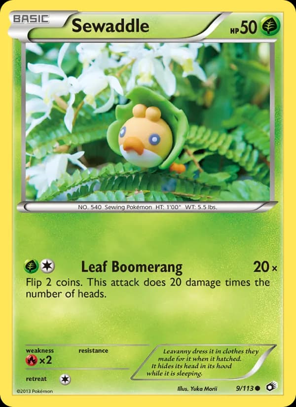 Sewaddle 9/113, Legendary Treasures