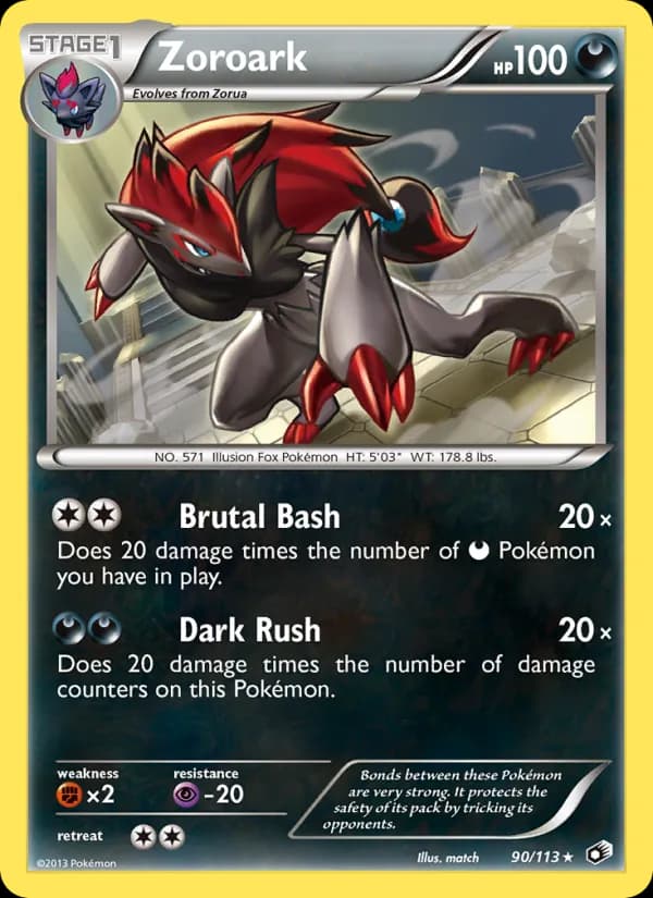 Zoroark 90/113, Legendary Treasures