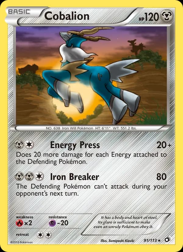 Cobalion 91/113, Legendary Treasures