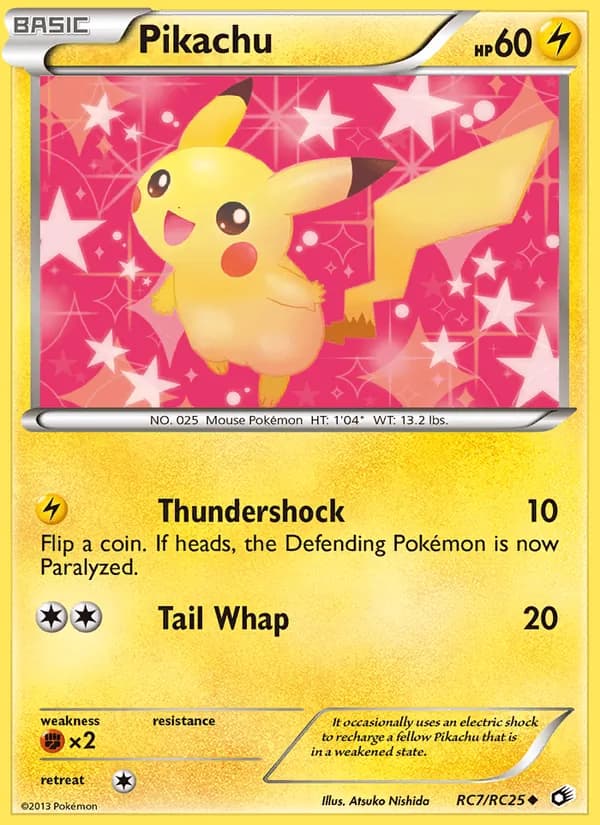Pikachu RC7/113, Legendary Treasures