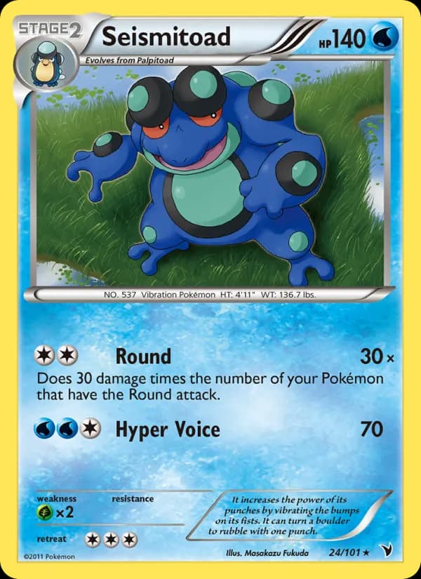 Seismitoad 24/101, Noble Victories