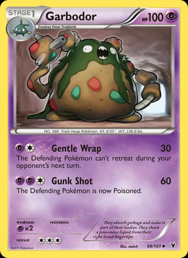 Garbodor 49/101, Noble Victories