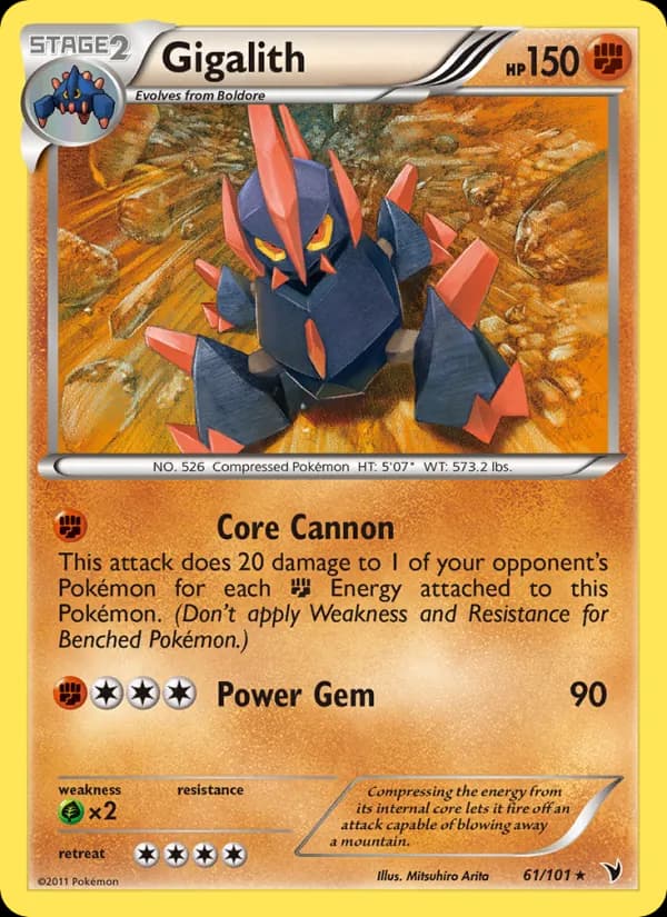 Gigalith 61/101, Noble Victories