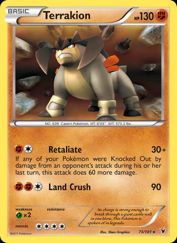 Terrakion 73/101, Noble Victories