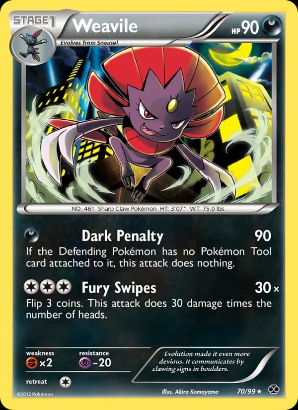 Weavile 70/99, Next Destinies