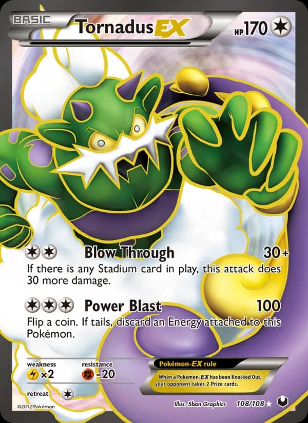 Tornadus-EX 108/108, Dark Explorers
