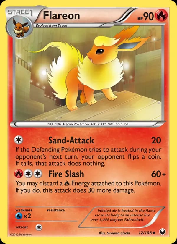 Flareon 12/108, Dark Explorers