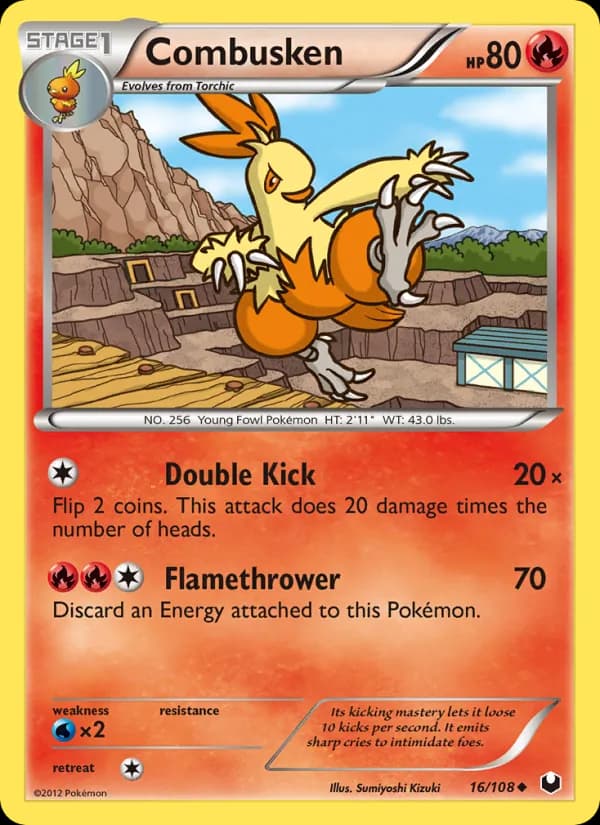 Combusken 16/108, Dark Explorers