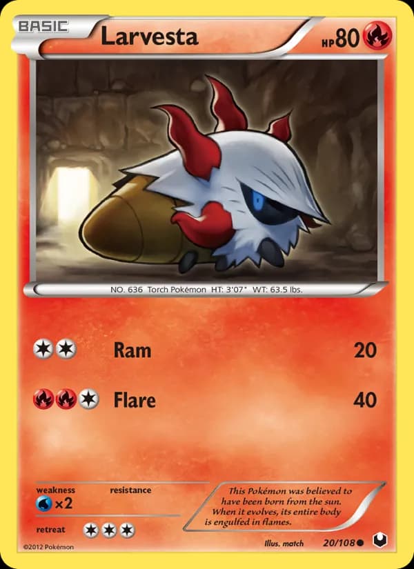 Larvesta 20/108, Dark Explorers