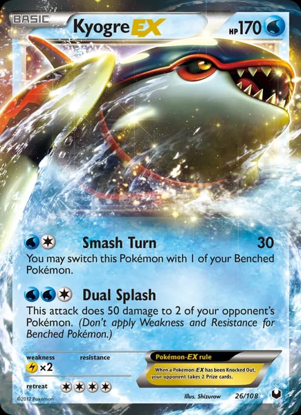 Kyogre-EX 26/108, Dark Explorers