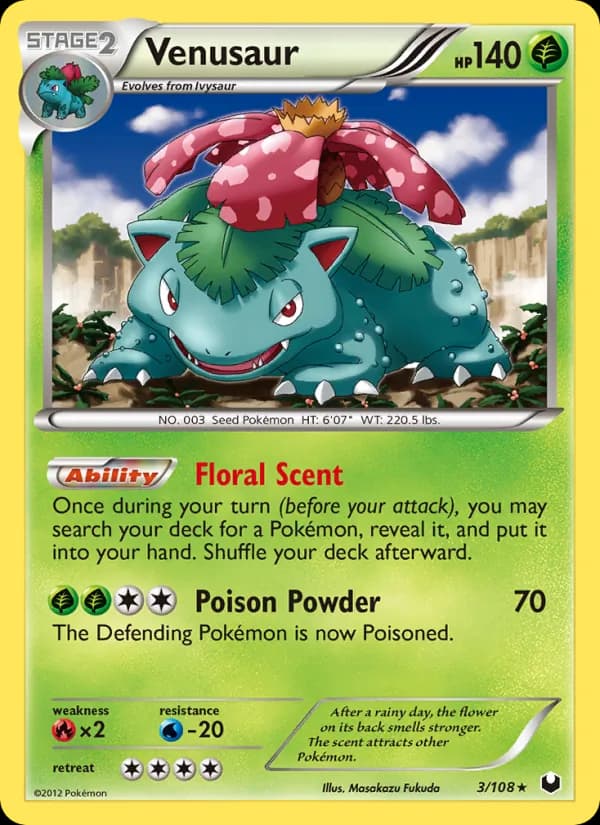 Venusaur 3/108, Dark Explorers