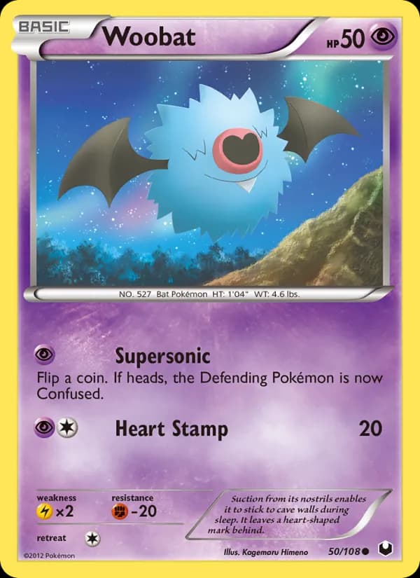 Woobat 50/108, Dark Explorers