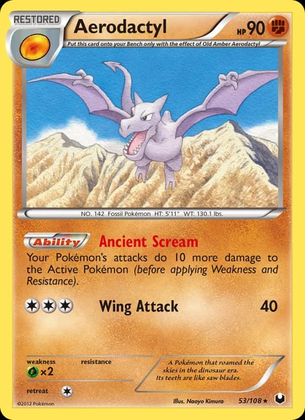 Aerodactyl 53/108, Dark Explorers