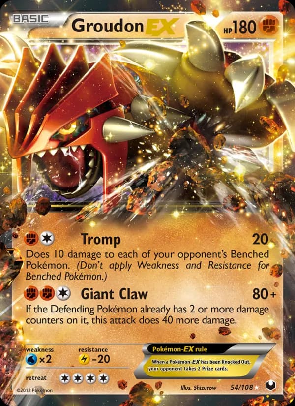Groudon-EX 54/108, Dark Explorers