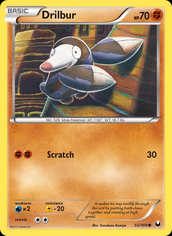 Drilbur 55/108, Dark Explorers