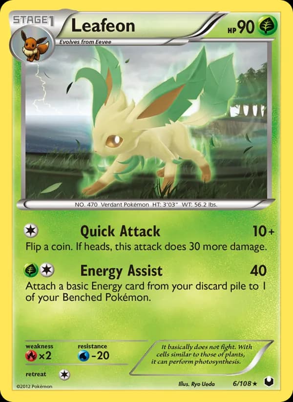 Leafeon 6/108, Dark Explorers