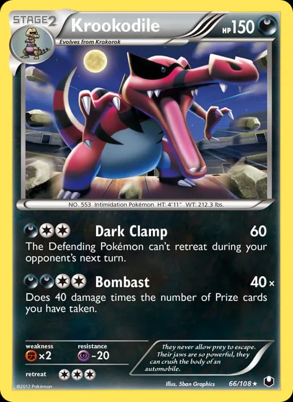 Krookodile 66/108, Dark Explorers
