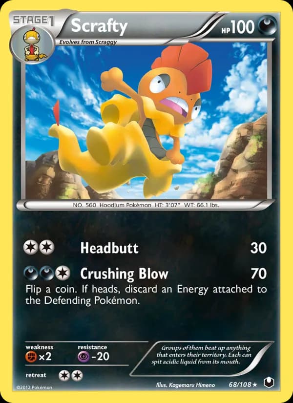 Scrafty 68/108, Dark Explorers