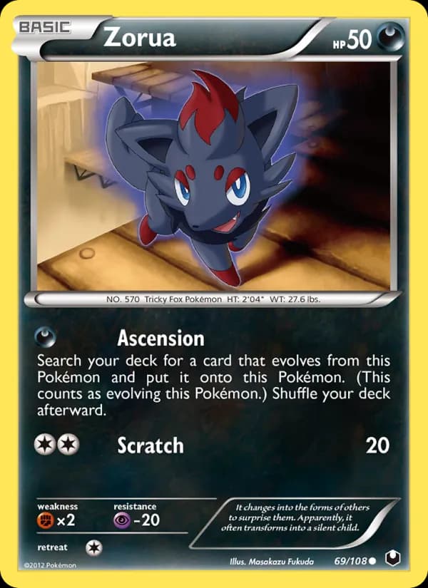 Zorua 69/108, Dark Explorers