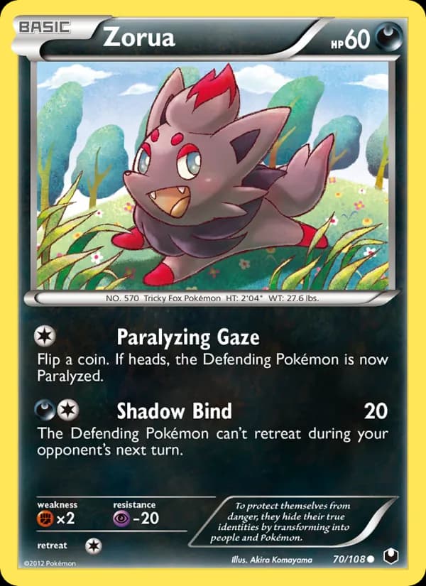 Zorua 70/108, Dark Explorers