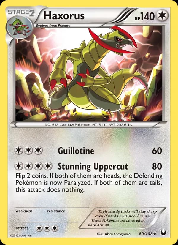 Haxorus 89/108, Dark Explorers
