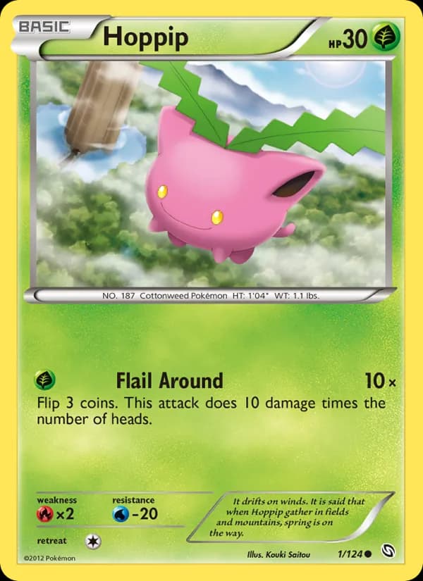 Hoppip 1/124, Dragons Exalted