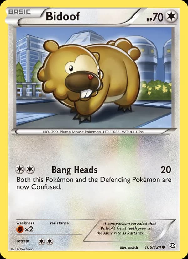 Bidoof 106/124, Dragons Exalted