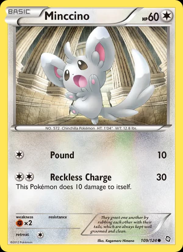 Minccino 109/124, Dragons Exalted