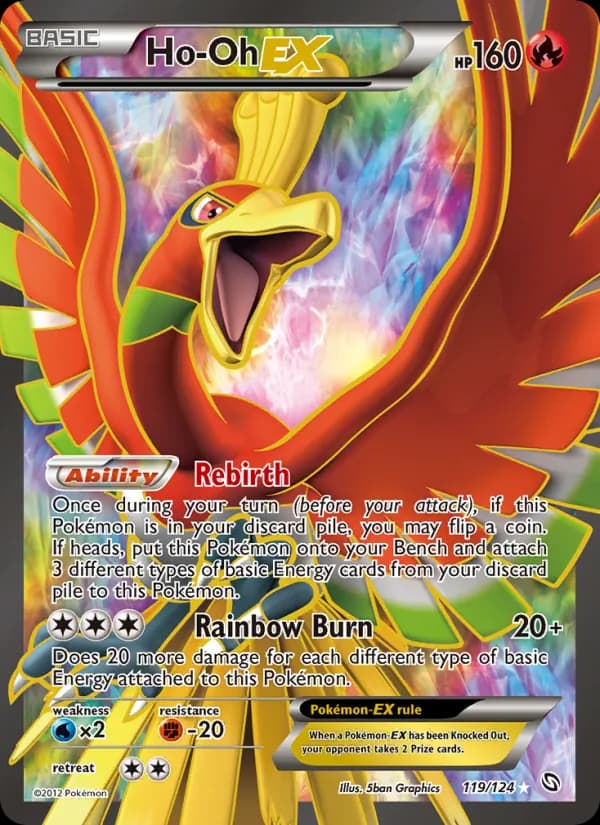 Ho-Oh-EX 119/124, Dragons Exalted