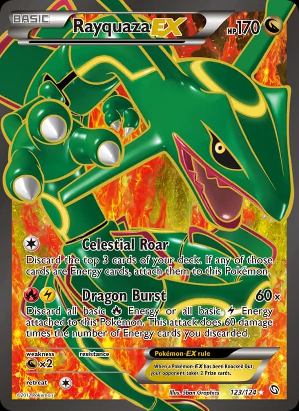 Rayquaza-EX 123/124, Dragons Exalted