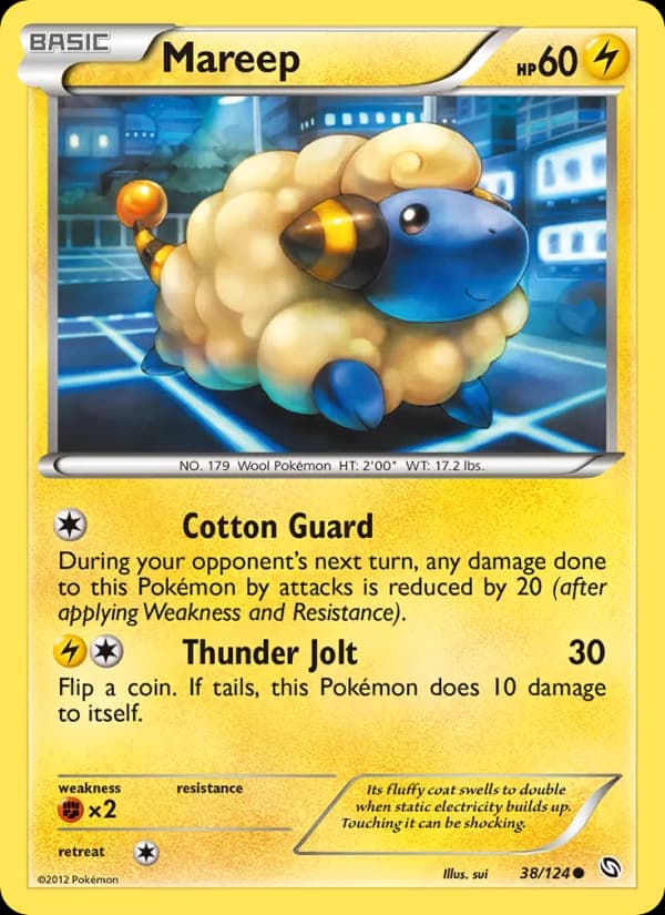 Mareep 38/124, Dragons Exalted