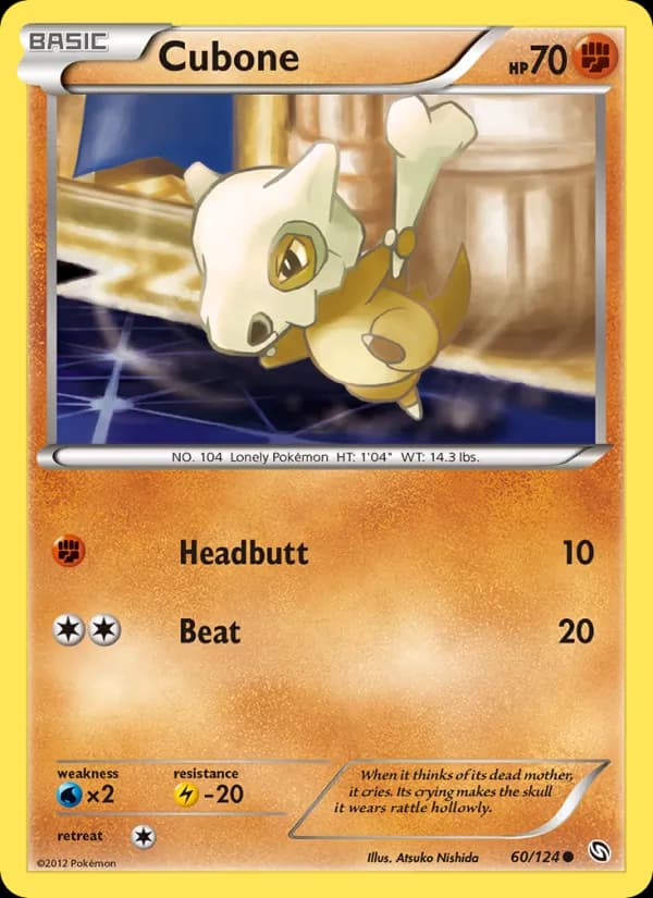 Cubone 60/124, Dragons Exalted
