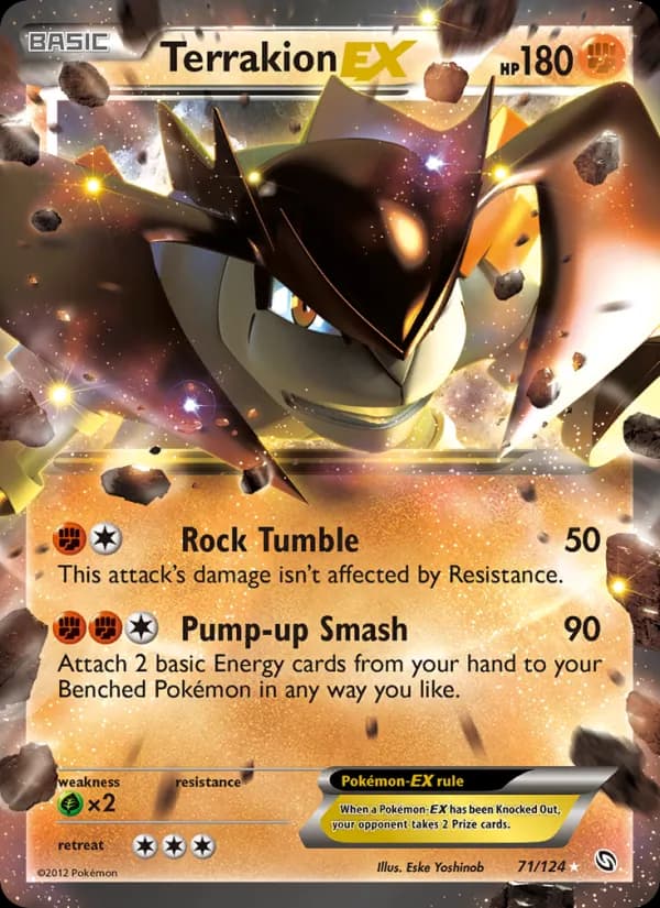 Terrakion-EX 71/124, Dragons Exalted