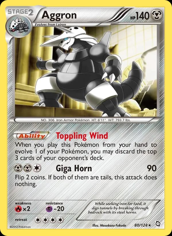 Aggron 80/124, Dragons Exalted