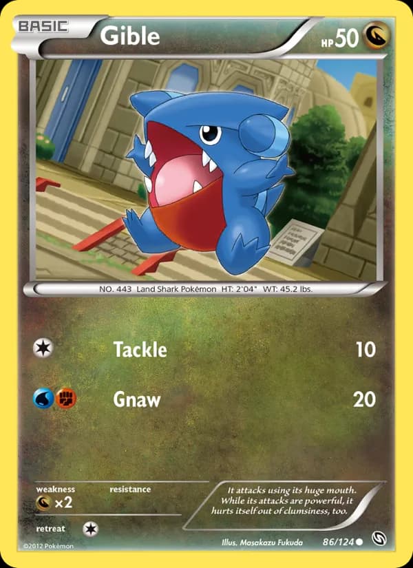 Gible 86/124, Dragons Exalted