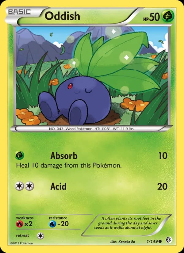Oddish 1/149, Boundaries Crossed