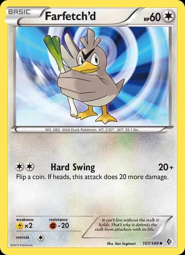 Farfetch’d 107/149, Boundaries Crossed