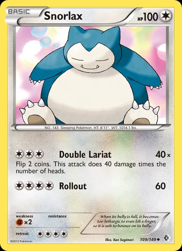 Snorlax 109/149, Boundaries Crossed