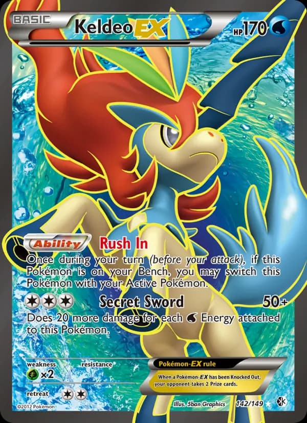 Keldeo-EX 142/149, Boundaries Crossed