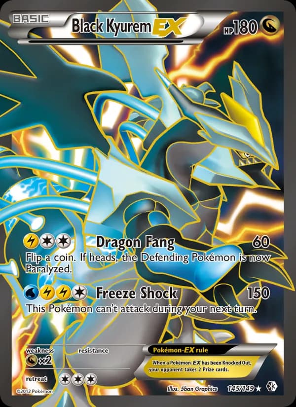 Black Kyurem-EX 145/149, Boundaries Crossed